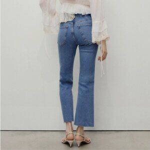 Mango Boot Cut Jeans - Light Wash
